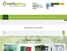 Tablet Screenshot of merkagreen.com